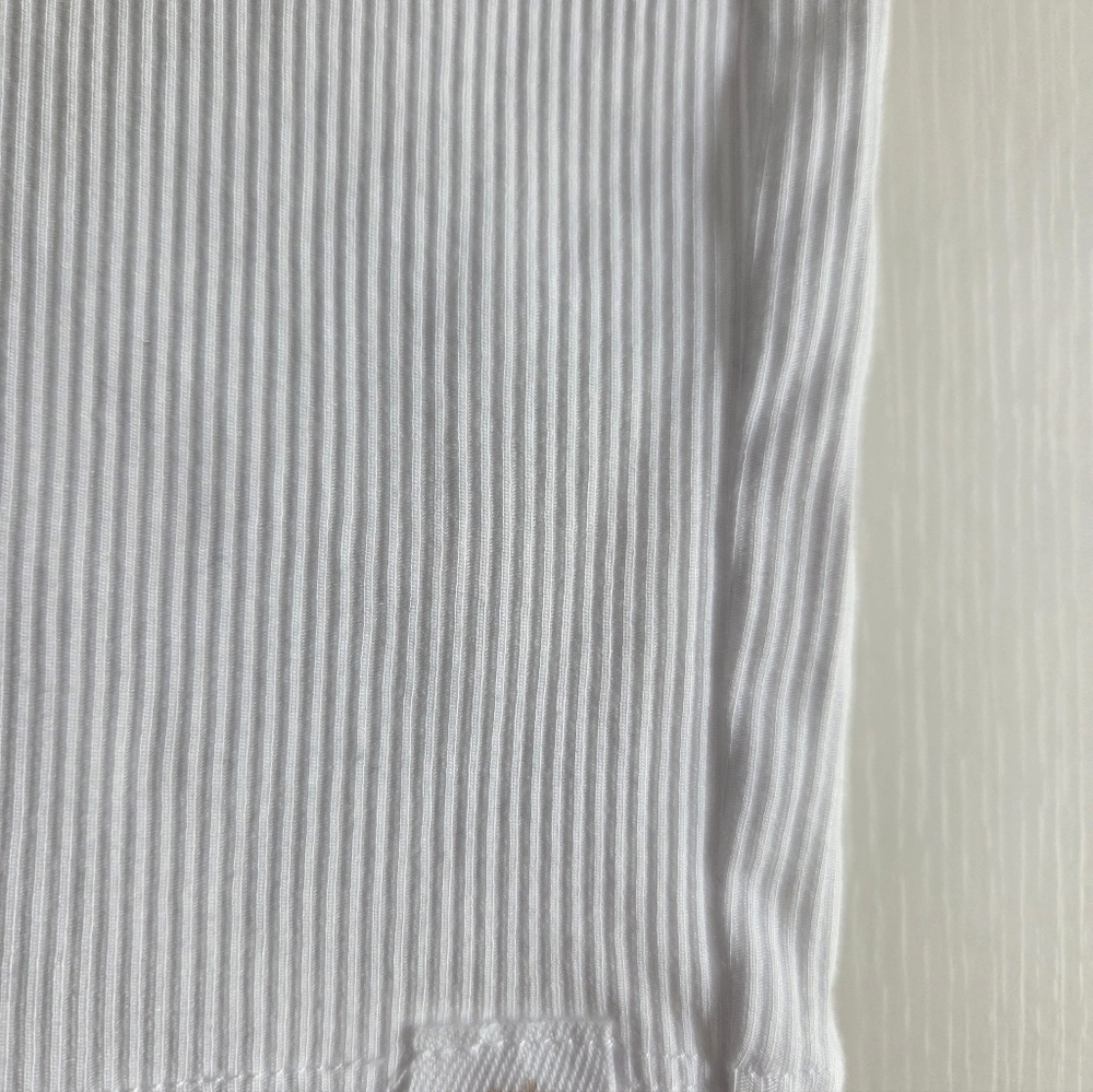 Yitty White Ribbed Shorts - Picture 2 of 8